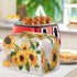 Vintage Sunflower Toaster Cover, 2 Slice Small Appliance Bread Maker Cover for Kitchen, Dustproof Toaster Oven Cover...