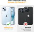 Diaclara Designed for iPhone 15 Plus Case 6.7'', Full Body Rugged Case w/Built-in Touch Sensitive Anti-Scratch Screen Protector+9H Glass Camera Le...