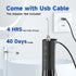 Water Flosser - Water Flossers for Teeth 3.0 Pulse Technology - Cordless Rechargeable Portable Water Flosser - 300ML Water Tank Dental Water Floss...