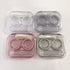 4 Pack Flip Top Clear Contact Lens Case Travel Kit, Cute Contact Case Holder with Tweezers Remover Tool, Contact Lens Soak Storage Kit for Travel ...