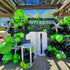 144Pcs Video Game Balloon Arch Garland Kit Green Black Silver Explosion Star Game Controller Mylar Balloons for Boys Kids Game On Level Favor Them...