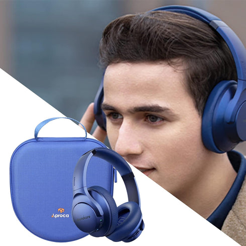 Aproca Blue Hard Storage Travel Case, Fit for Soundcore Anker Life Q20 Hybrid Active Noise Cancelling Headphones...