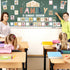52 Pcs Picture Frame Bulletin Board Decor for Classroom Our Class Is a Family Bulletin Board Set Word Wall Bulletin Board Set for Teachers Chalkbo...