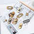 TXIN 15 Pieces Twist Lock Fastener Purse Turn Locks Clasp Bag Closure Metal Clip Hardware for DIY Handbag Craft Making Supplies(5 Colors)...