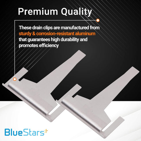 BlueStars DA61-06796A Refrigerator Clip Drain Evaporator - Solve the Ice Buildup Problem - Perfect Fit for Samsung Refrigerators - Replaces DA61-06796A AP5579885 PS4145120 2683162 - PACK OF 2