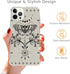 Magical Moth Plant Case Compatible with iPhone 12 Pro Max, Witchy Moon Stars Mystic Eyes Case for iPhone 12 Pro Max for Teen Men Women, Trendy Coo...