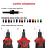A Series Hand Rivet nut Gun Mandrel and Nose Pieces Accessary(SAE 3/8-16 2 pack)...