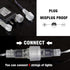 Christmas Lights Outdoor, 288 LED 12" 8 Tubes Meteor Shower Lights Outdoor Christmas Decorations Plug in, Waterproof Snow Falling Rain Icicle Xmas...