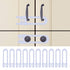 Sliding Cabinet Child Safety Locks - OKEFAN Baby Proofing Cabinet Lock Cupboard Latches for Kids on Closet Door Knobs Handles Pulls No Drill (10, ...