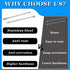 Pressure Washer Wand, Stainless Steel Body and Fitting, Upgrade Extension Wand for Power Washer, 1/4 Inch Quick Connect, 17 Inch, 2 Pack...