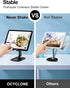 OCYCLONE Phone Stand, Adjustable Height and Angle Foldable Cell Phone Stand Holder for Desk, Taller iPhone Stand Compatible 4-11 Inch All Mobile P...