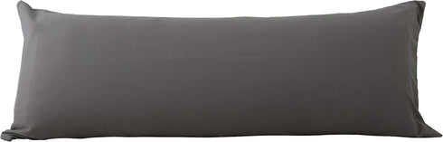 EVOLIVE Ultra Soft Microfiber Body Pillow Cover/Pillowcases 21"x54" with Hidden Zipper Closure (21"x54" Body Pillow Cover, Charcoal Grey)...