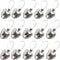 TIHOOD 15PCS Tea Strainer Stainless Steel Mesh Tea Ball Infuser Premium Tea Filter Tea Interval Diffuser with Extended Chain Hook for Loose Leaf T...