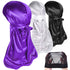ROYBENS 3PCS Silky Durags Pack for Men Waves, Satin Doo Rag, Award 1 Wave Cap,Q...