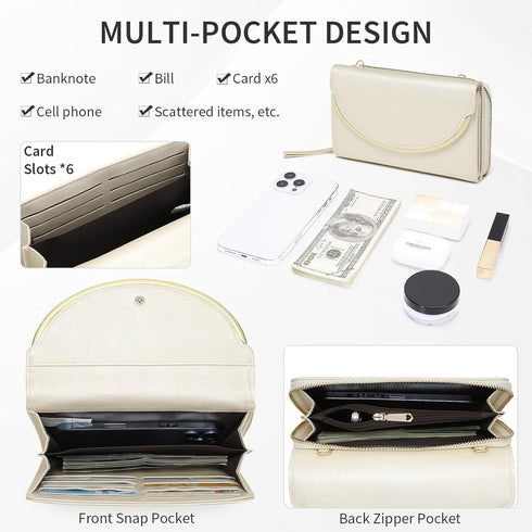 Clutch Purses for Women Small Crossbody Shoulder Pack Formal Party Handbag Wedding Purses Cocktail Prom Clutches...