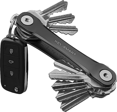 KEYSMART Flex Key Holder - Key Organizer Key Chain, Compact Key Case Pocket-Sized EDC Key Chain, Key Ring Loop for Car Key Chain, Expandable Keych...
