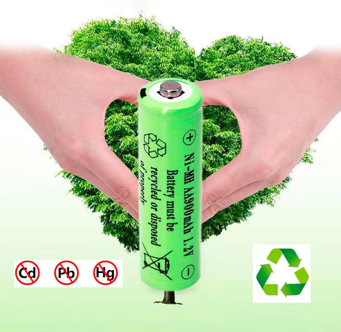 1.2v AA NIMH 900 mah Rechargeable Batteries, 12 Pack Double A Rechargeable Battery for Solar Lights, String Lights Pathway Lights,Mouse, Keyboard...