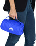 BlueHills Ultra Compact Travel Blanket Pillow in Portable Bag Case Premium Cozy Soft Compact Pack Large Blanket for Airplane Flight Layover Blue -...