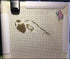 17 X 11" Plastic Cross Stitch Frame Square Embroidery Hoop White DIY Sewing Tools Sewing Hoop Handhold Craft Clip Embroidery Snap Frame Hoop for C...