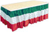 Beistle Red, White & Green Table Skirting...