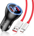 Car Charger SuperVOOC 80W for OnePlus 12R 12 11 10t 10 Pro, SuperVOOC Warp Charger for OnePlus Open Pad Nord 9 Pro 8 7T 6 6T 5 5T LED Display Dual...