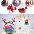 Fillable Christmas Ornaments, 20Pcs 2 in Mini Clear Plastic Ornament Ball with Foam Balls and Rope for Crafts Fillable, DIY Baubles Fillable Small...