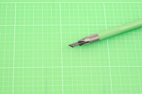 NT Cutter Resin Holder Art Knife, Green Holder, 1 Knife (D-401P-G)...