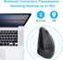 Ergonomic Mouse Vertical -Rechargeable 2.4GHz Optical (Bluetooth+USB+USB C) modes Wireless Mice- 800/1200/1600DPI 6 Buttons for Laptop Computer PC...