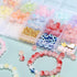 New Glass Beads Bracelet Making Kit Women Adult?Two-Color Transparent Gradient Glass BeadsJewelry Making Kit Gift...