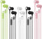USB C Earbuds with Microphone 5 Pack, Wired Headphones with Noise Isolating, Type C Earphone Heavy Bass Stereo in-Ear Headsets Compatible with iPa...