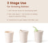 Miniware 1-2-3 Sip! Training Cup for Baby Toddler Self Feeding & Development, Tiny Cup Perfect for Baby Led Weaning, Non Drip Lid, Dishwasher Safe...