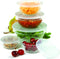 Norpro 10-Piece Nesting Glass Mixing/Storage Bowls with Lids...