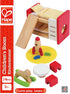 Hape Wooden Doll House Furniture Children's Room with Accessories...