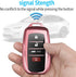 Compatible with Toyota Key Fob Cover with keychain,Key Shell Case for 2025 Camry 2021-2025 Venza,RAV4 Prime,Sienna, 2019-2025 Land Cruiser,Fortune...