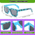 kilofly 4pc 8-Bit Pixel UV Protect Gamer Sunglasses Adult Kids Party Favors...