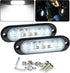 Chelhead Surface Mount Led Lights, Aluminium Base Led Backup Lights 6500K Led Fog Lights or Side Marker Indicator Lights Under Hood Compatible wit...