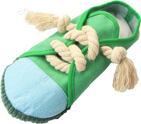 Dog Chew Toys,Creative Shoes Shape Squeaky Toy, Durable and Safe Dog Playing Toy Funny Shoes Sound Toy for Small and Medium Pets, Dog Toys to Keep...