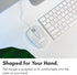 Macally USB Wired Mouse with 3 Button, Scroll Wheel, & 5 Foot Long Cord, USB Mouse for Laptop and Desktop, Computer Mouse Wired Compatible with Ap...