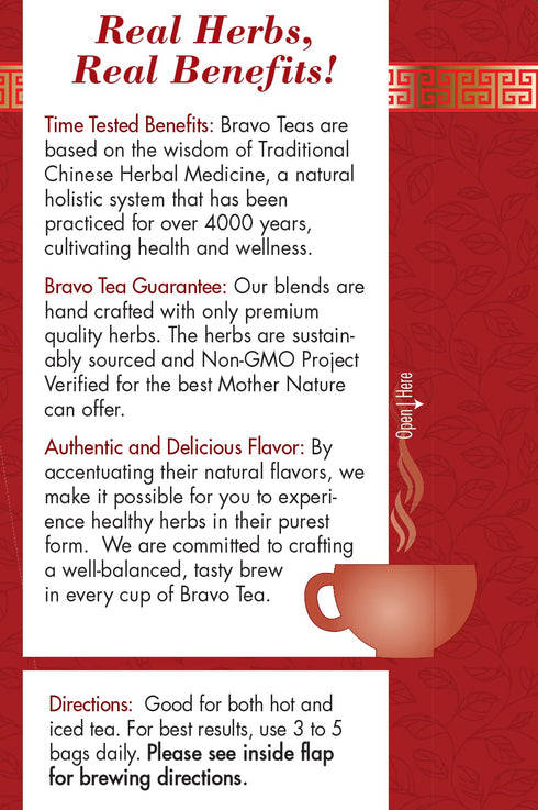 Bravo Tea Absolute White Mulberry Leaf Herbal Tea Caffeine Free, 20 Tea Bags...