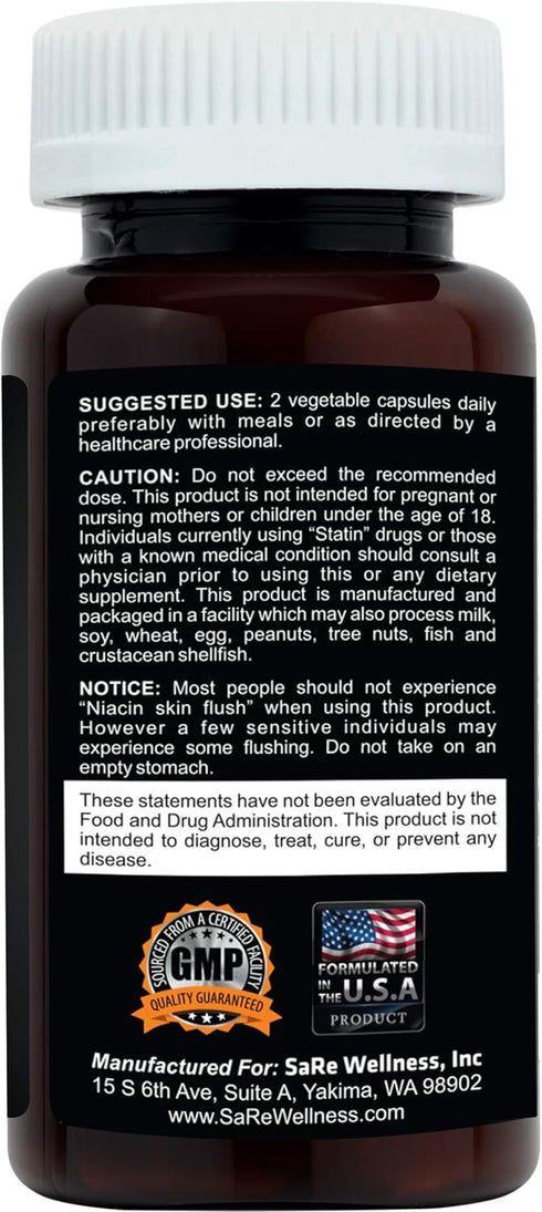 Clinical Daily Cholesterol Care Supplement. Vegan Cholesterol and Triglyceride Supplements. Plant Sterols Supplements Cholesterol Support with Gug...