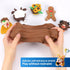 iFergoo Brown Air Dry Clay, DIY Creative Modeling Clay for Kids, Super Light Magic Clay for Kids Age 3-12, Safe & Non-Toxic, Molding Clay for Scul...