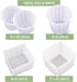 Country Trading Co. Cheesemaking Molds Set of 5 - Ricotta Cheese Draining Baskets for Home Cheese making Made in Italy...