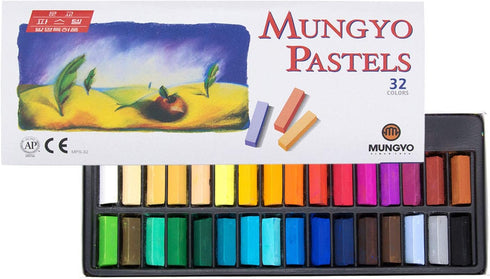 MUNGYO Non Toxic Square Chalk, Soft Pastel, 32 Colors...