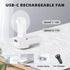 Mini Handheld Fan, Portable Fan 3 IN 1 2000mAh, Battery Operated Fan with LED Display as Phone Holder, Hand Fan USB Rechargeable for Outdoor Trave...