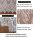 ShinyBeauty Lace Party Tablecloth Rustic Floral Fabric Rectangle Lace Table Cloth Baby Tablecloth Tea Party Tablecloth Fabric Table Cover (1, Whit...