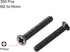 uxcell M2.5 x 16mm Phillips Screw Fasteners Black for Laptop PC TV Fan Switch 350pcs...
