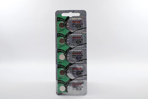 10 Maxell 371 SR920SW AG6 D371 LR920 Batteries, New Hologram Packaging That Guarantees Authenticity...