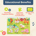 B. toys- Peek & Explore - Farm Animals- Wooden Peg Puzzle – Farm Puzzle for Toddlers, Kids – 8 Farm Animal Pieces – Cow, Horse, Sheep & More – 2 Y...