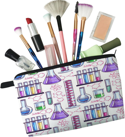 Chemical Appliance Cosmetic Bag for Women Cute Small Makeup Bag for Purse Travel Toiletry Zipper Pouch for Girls Gift for Chemist Students Chemica...