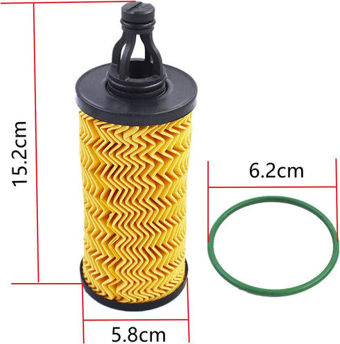 Oil Filter Replacement for Maserati Ghibli 2014-2019 Maserati Quattroporte 2014-2019 Maserati Lavante 2017-2019 V6 3.0L Replaces #311401 298939...